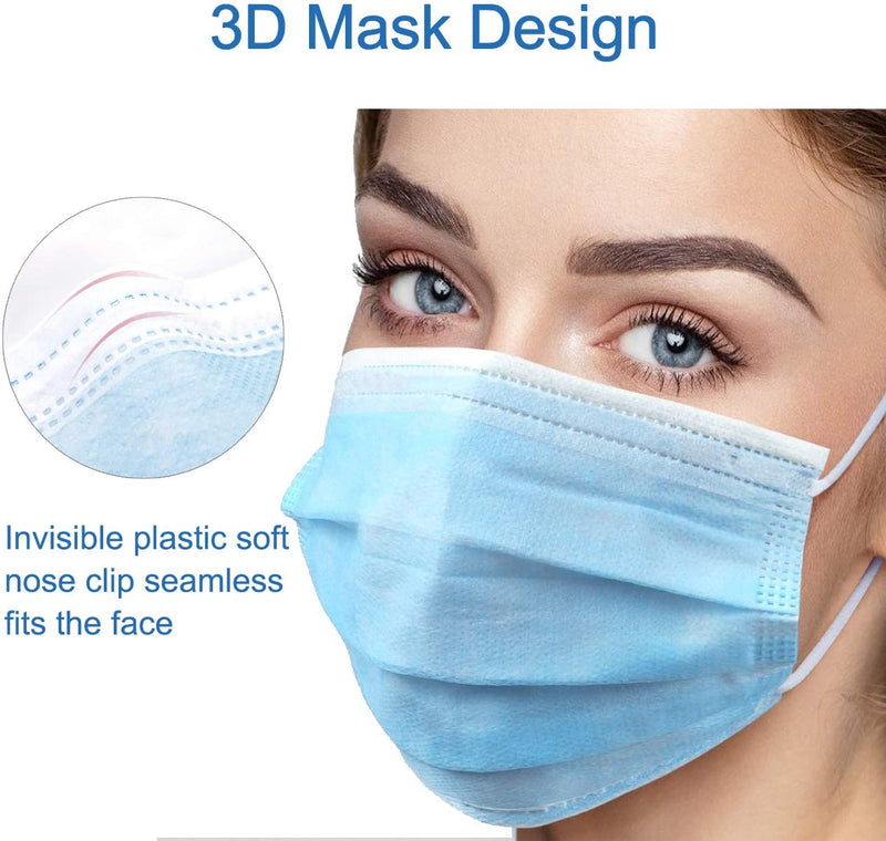 UVCleanHouse PPE 3 Ply Face Mask (50 pcs)