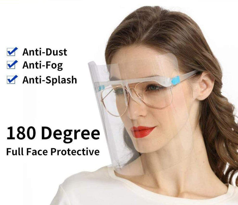 UVCleanHouse PPE Anti-Fog And Scratch-Resistant Transparent Face Shield