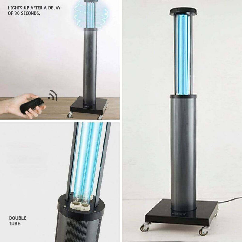 High Power UV Lamp Movable UVC Sterilizer Portable Air Sterilization Car -  China UV Sterilization Lamp, Disinfection Light Device
